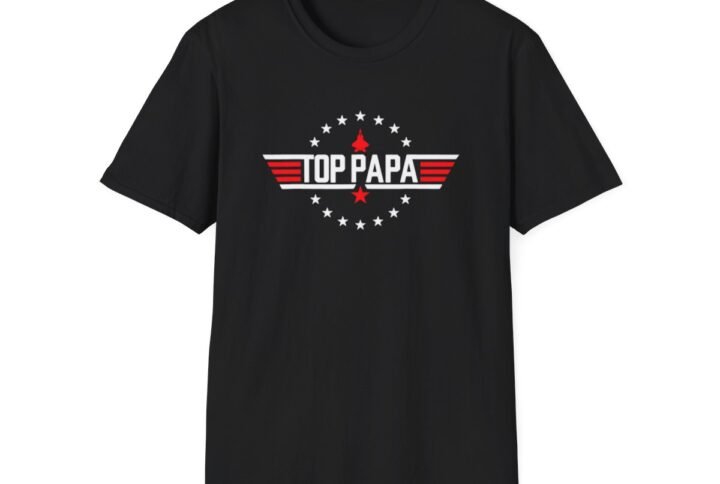 Top PAPA Shirt For Men Funny Father Gift T-Shirt