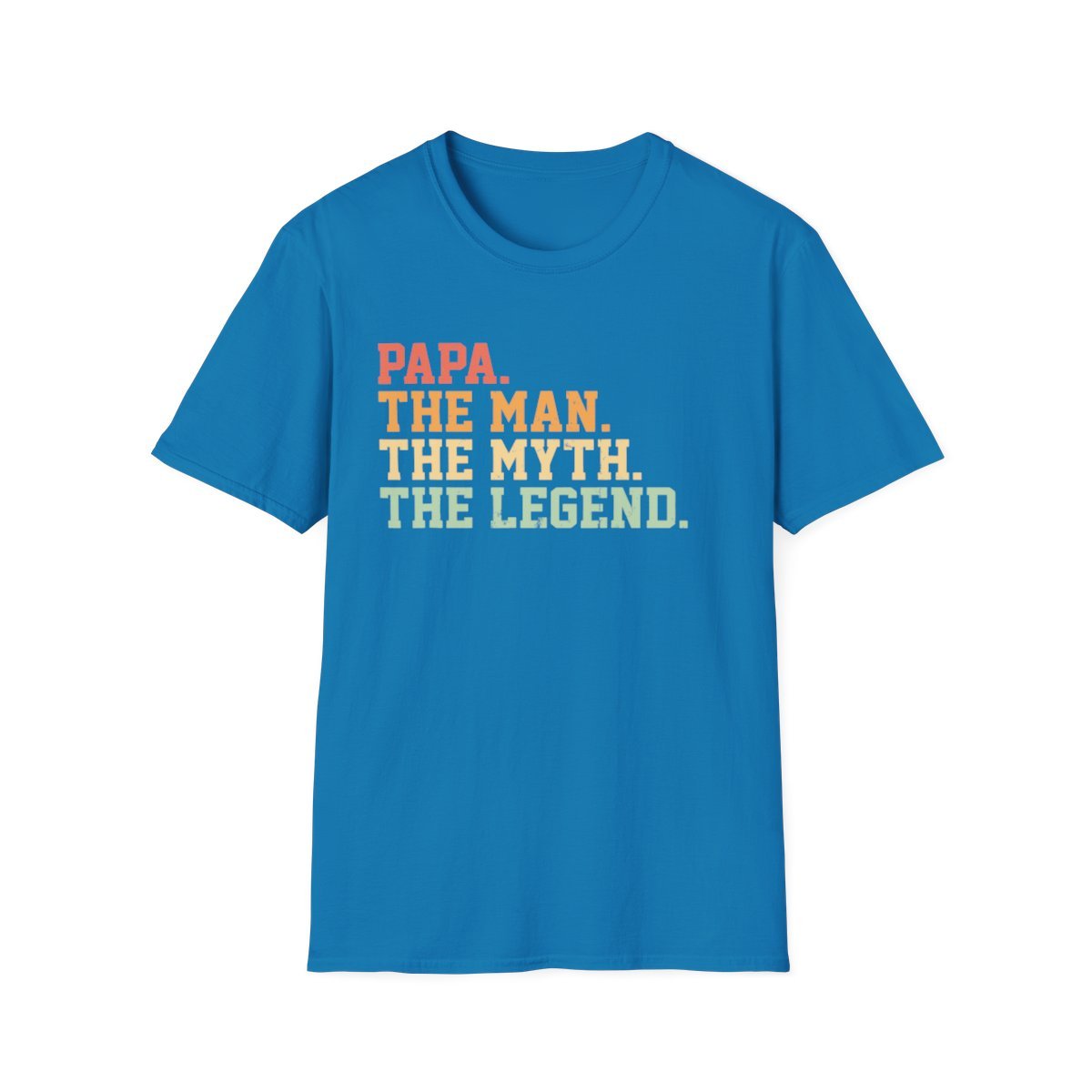 Papa Man Myth Legend Shirt For Men Funny Father Gift T-Shirt