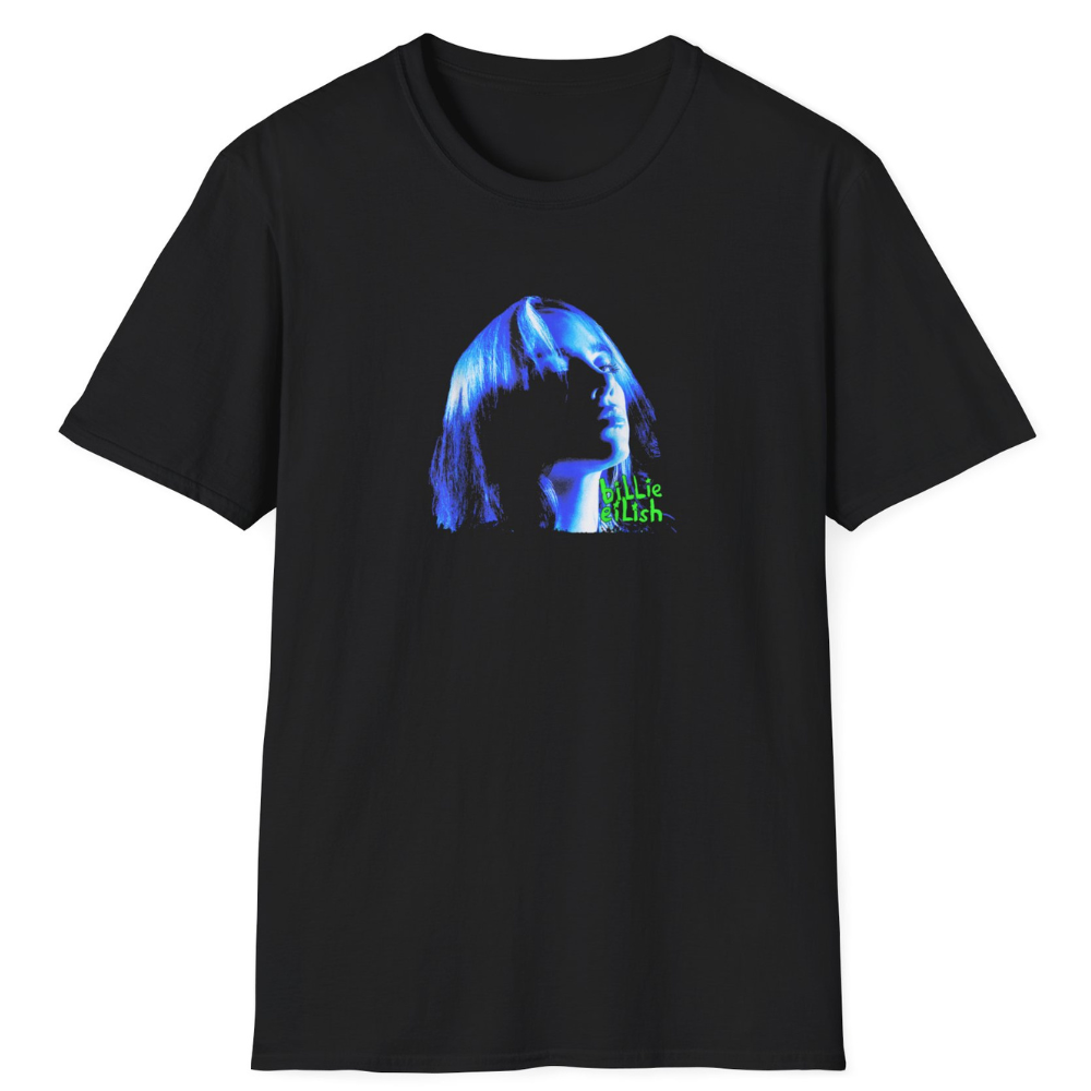 Official Billie Eilish HIT ME HARD AND SOFT Black T-Shirt